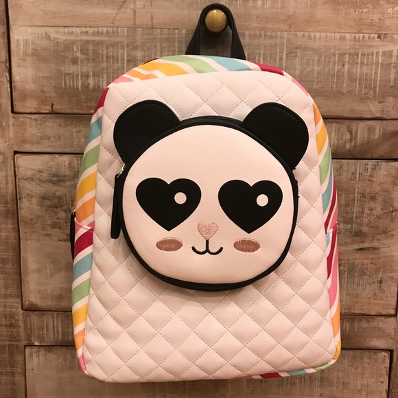 betsey johnson backpack panda